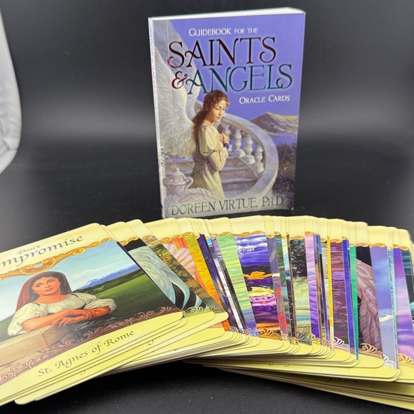 Saints & Angels Oracle Cards - Doreen Virtue Ph.D - Picture 3 of 3